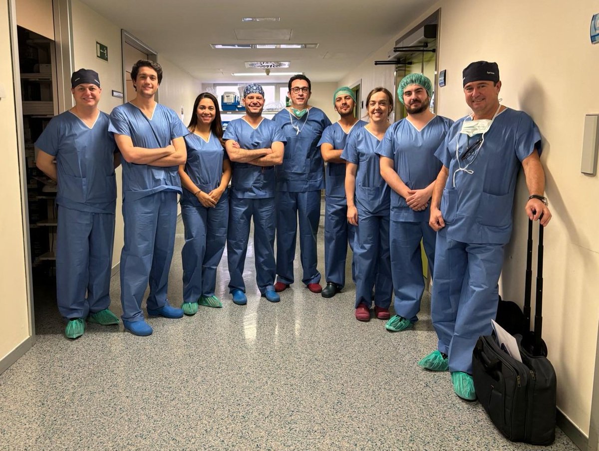 Marcos Cepeda (@drmarcoscepeda) on Twitter photo Workshop on Laparoscopic Adrenalectomy at #HUHR.
Live surgery (right & left), anatomy review and indications update.
Thanks to <a href="/MedtronicES/">Medtronic España</a> for the support and to my team for the effort.
<a href="/CoralManso/">Coral Manso Aparicio</a> <a href="/ppalaciov/">Pablo Palacio V.</a> <a href="/kikegonzalez11/">Enrique G. MD</a>
#teaching #training #laparoscopy Workshop on Laparoscopic Adrenalectomy at #HUHR.
Live surgery (right & left), anatomy review and indications update.
Thanks to <a href="/MedtronicES/">Medtronic España</a> for the support and to my team for the effort.
<a href="/CoralManso/">Coral Manso Aparicio</a> <a href="/ppalaciov/">Pablo Palacio V.</a> <a href="/kikegonzalez11/">Enrique G. MD</a>
#teaching #training #laparoscopy