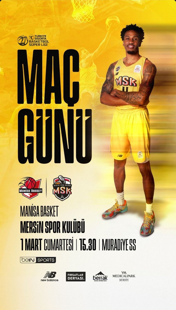 Mikrofon Başında Kim Var 🎙 (@kimdemikrofon) on Twitter photo 🇹🇷 Türkiye Sigorta Basketbol Süper Lig
🏀 Manisa Basket 🆚 Mersin Spor Kulübü
⏰ 15:30
📺 beIN SPORTS 5
💻📱 beIN CONNECT
🎙 <a href="/tugaykosova/">Tugay Kosova</a> & Hüsnü Çakırgil
🎤 : <a href="/berkbalik99/">Berk Balık</a> 🇹🇷 Türkiye Sigorta Basketbol Süper Lig
🏀 Manisa Basket 🆚 Mersin Spor Kulübü
⏰ 15:30
📺 beIN SPORTS 5
💻📱 beIN CONNECT
🎙 <a href="/tugaykosova/">Tugay Kosova</a> & Hüsnü Çakırgil
🎤 : <a href="/berkbalik99/">Berk Balık</a>