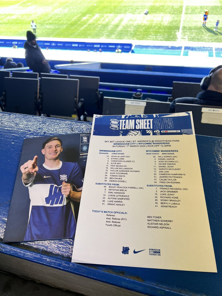 Looking forward to my 50th on-air appearance for the Chairboys 💙🩵

Putting that into perspective, Phil has provided commentary on Wycombe Wanderers FC 543 times! Legend!