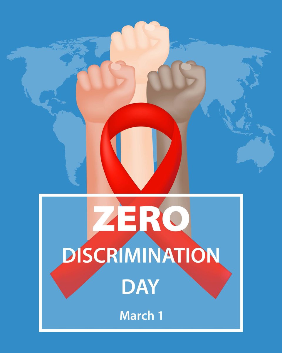 On #ZeroDiscriminationDay, we champion dignity and rights for all. Communities drive the HIV response, ensuring access without stigma. U=U proves treatment prevents transmission, empowering people with HIV. Let’s uplift community-led efforts and end HIV stigma! 
#UequalsU