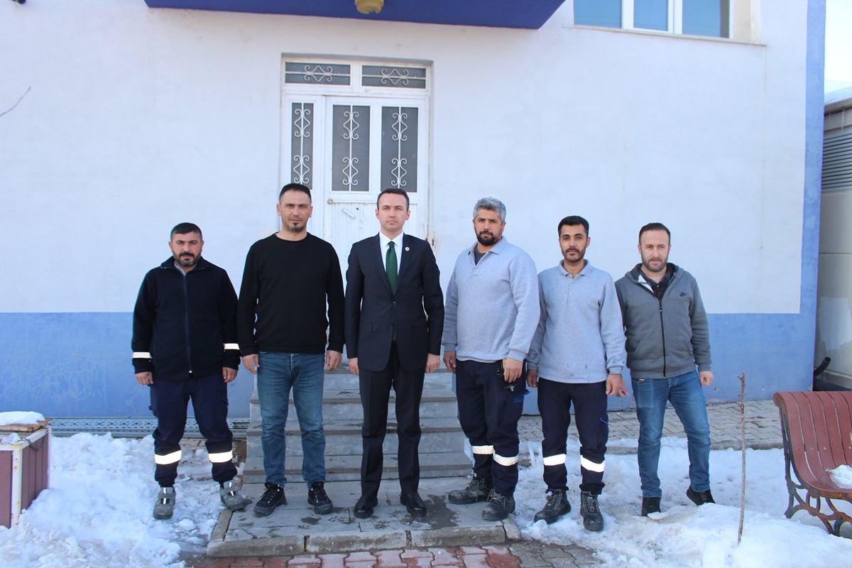 Kaymakamımız S. BAKAN’dan VEDAŞ Çaldıran İlçe İşletme Başmühendisliği’ne Ziyaret