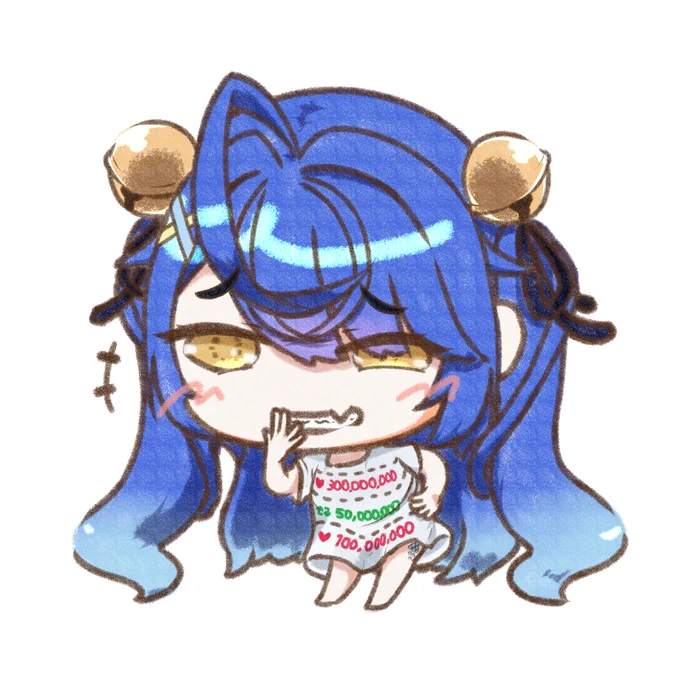 流行りの切りTチャレンジをあまみゃで描きましたなお切らせるつもりはない模様#絵こころ 
