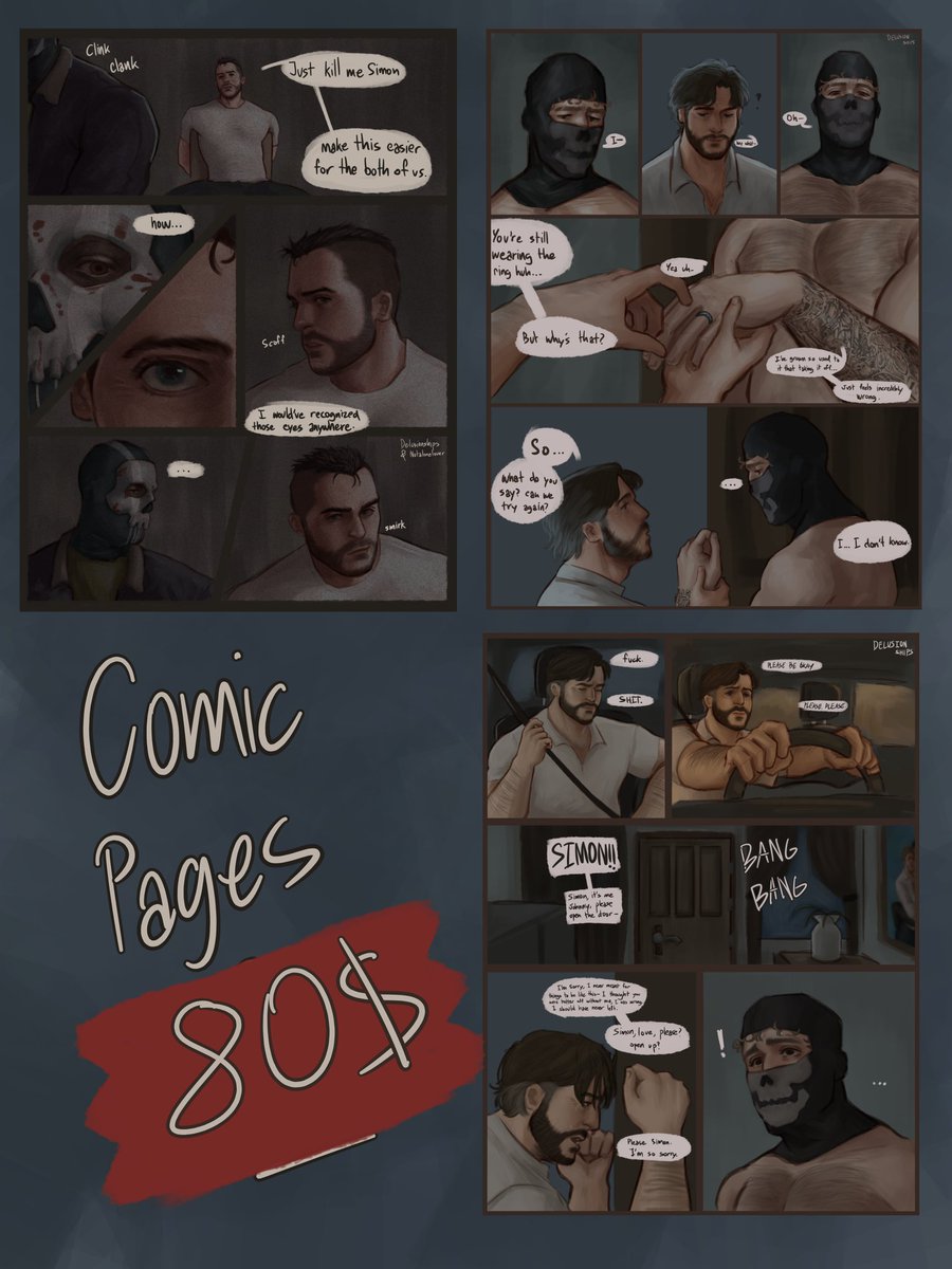 delusionships's tweet image. Hello! Little update to the c0mm listing. All base prices have been reduced by $10! go check it out if you're interested :7 ko-fi.com/delusionships
