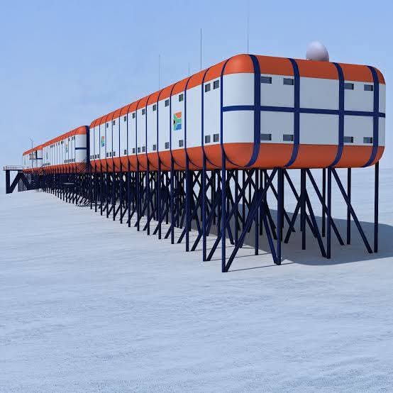 South African base 🇿🇦 at Antarctica. The only African country with research facilities in the Antarctic continent.