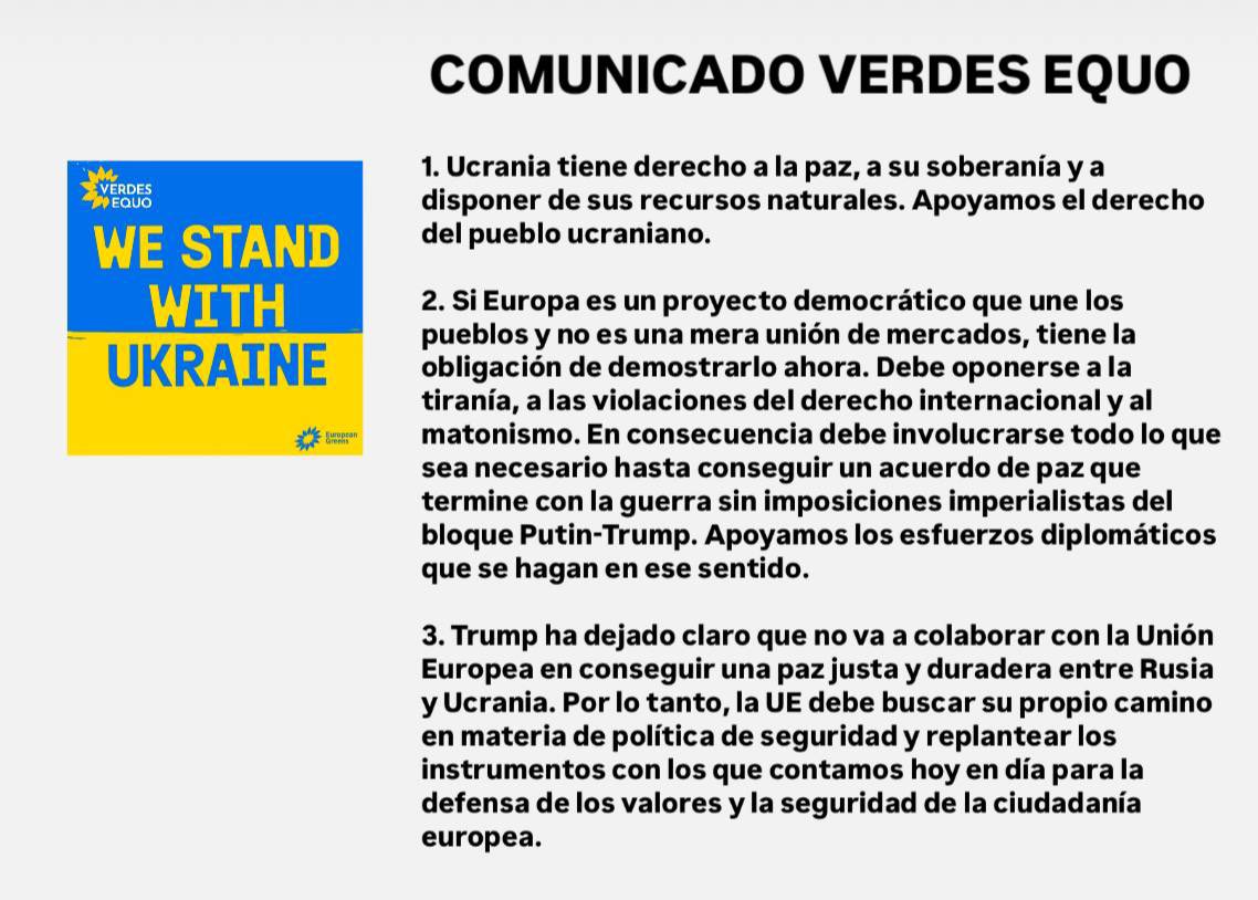 Ante la amenaza para la democracia que plantea el eje Trump-Putin, compartimos este comunicado.