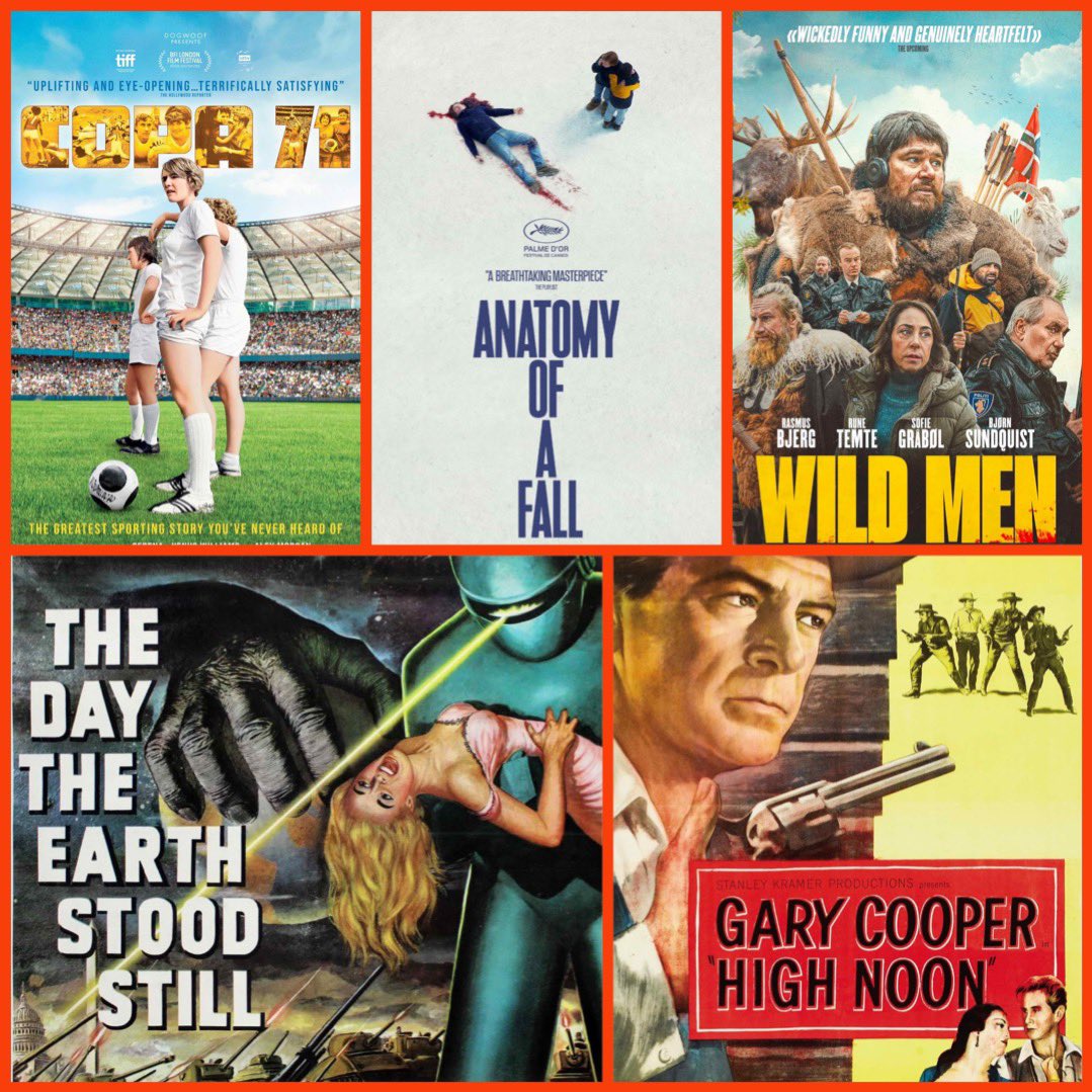 MARCH EVENTS (buy tickets from our website):

Monday 3rd - Copa 71
Wednesday 12th - The Day the Earth Stood Still
Monday 17th - Anatomy of a Fall
Wednesday 26th - High Noon
Monday 31st - Wild Men

#HarrogateFilm #Film #FilmSociety #LoveFilm #FilmFans #Cinema
#Harrogate
