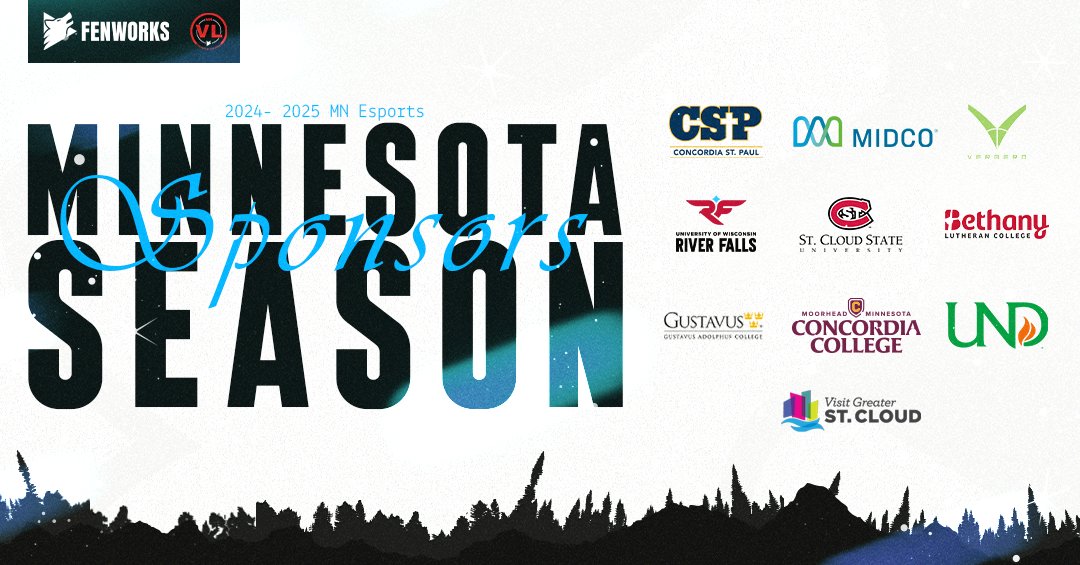 MNVarsityLeague's tweet photo. A huge thank you to our sponsors for making the 2025 MN Esports Season possible! 🐺
Your support helps bring esports opportunities to our students across Minnesota—thank you for being a big part of the season!
#MNEsports #ThankYouSponsors https://t.co/u70qGlwKrF