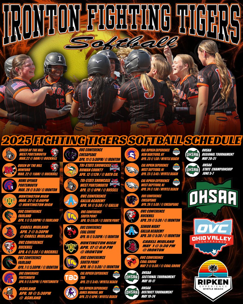 Revised schedule.