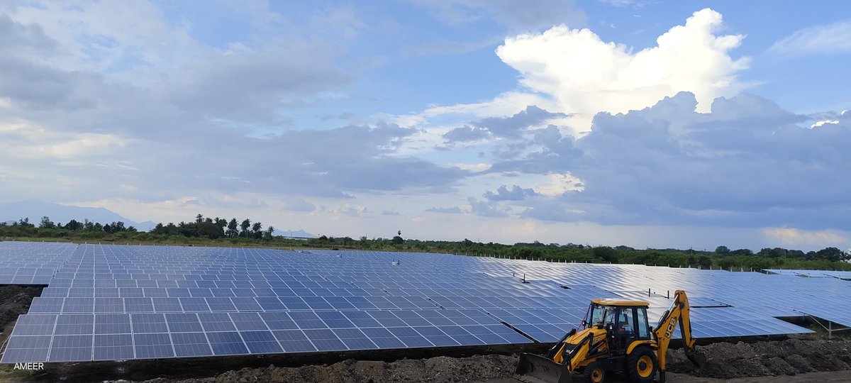 Jayramltd's tweet photo. 🌞💡 Brightening the future with 7MW of sustainable energy! Our latest solar power plant in Vendurayapuram, Virudhunagar, is a step toward a cleaner, brighter tomorrow. 🌱
#SolarEnergy #SustainableLiving #GreenPlanet  #TamilNadu #JayramIndustries #Vendurayapuram #Virudhunagar https://t.co/dAJWVoZWt0