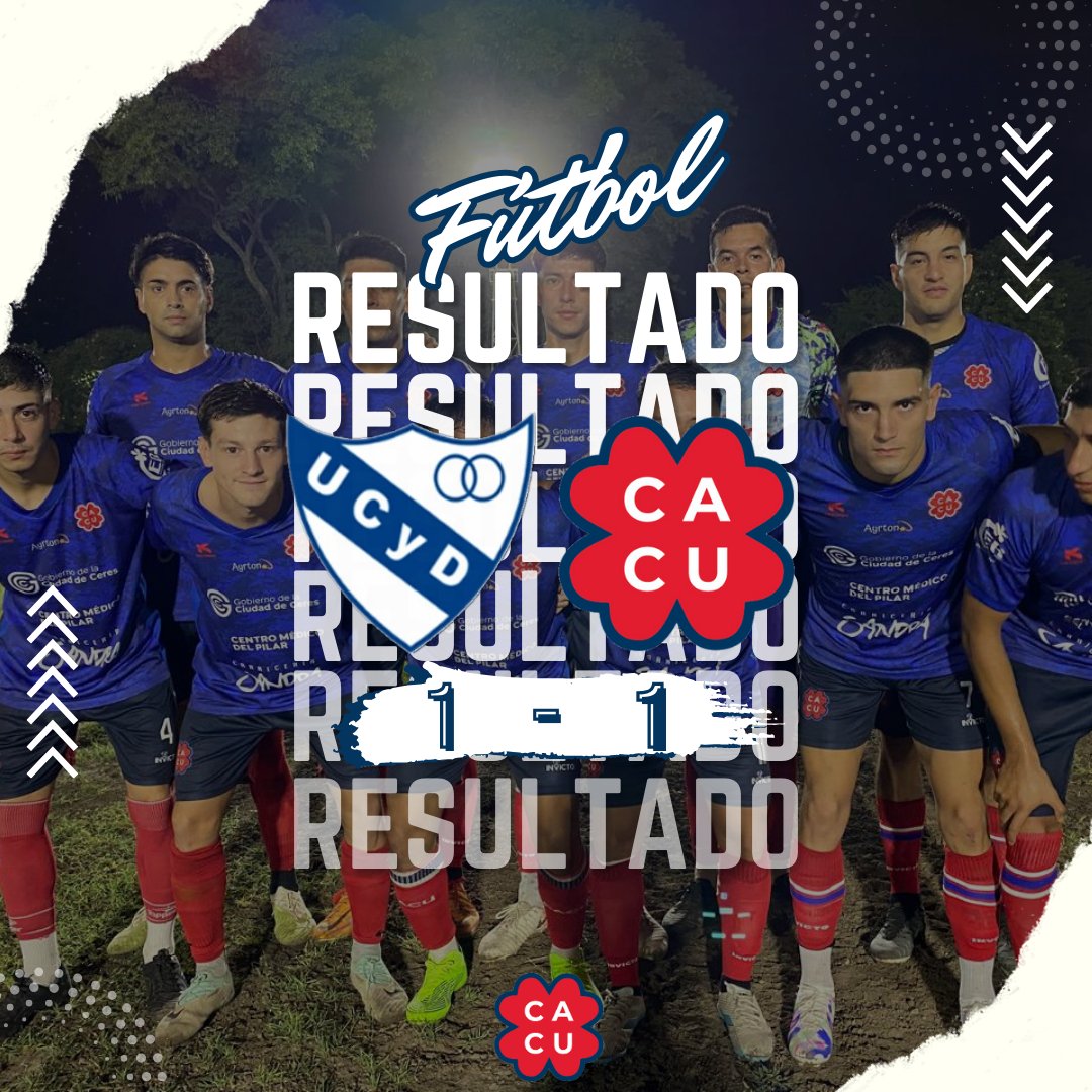 ⚽ Resultado 1 a 1 del partido de vuelta por la Copa San Cristóbal en Primera División, donde el Club Atlético Ceres Unión se enfrentó a Unión de San Guillermo. Con este final, el equipo de CACU queda eliminado del Torneo llegando a cuartos de final. 
❤️ ¡Felicitaciones! 💙