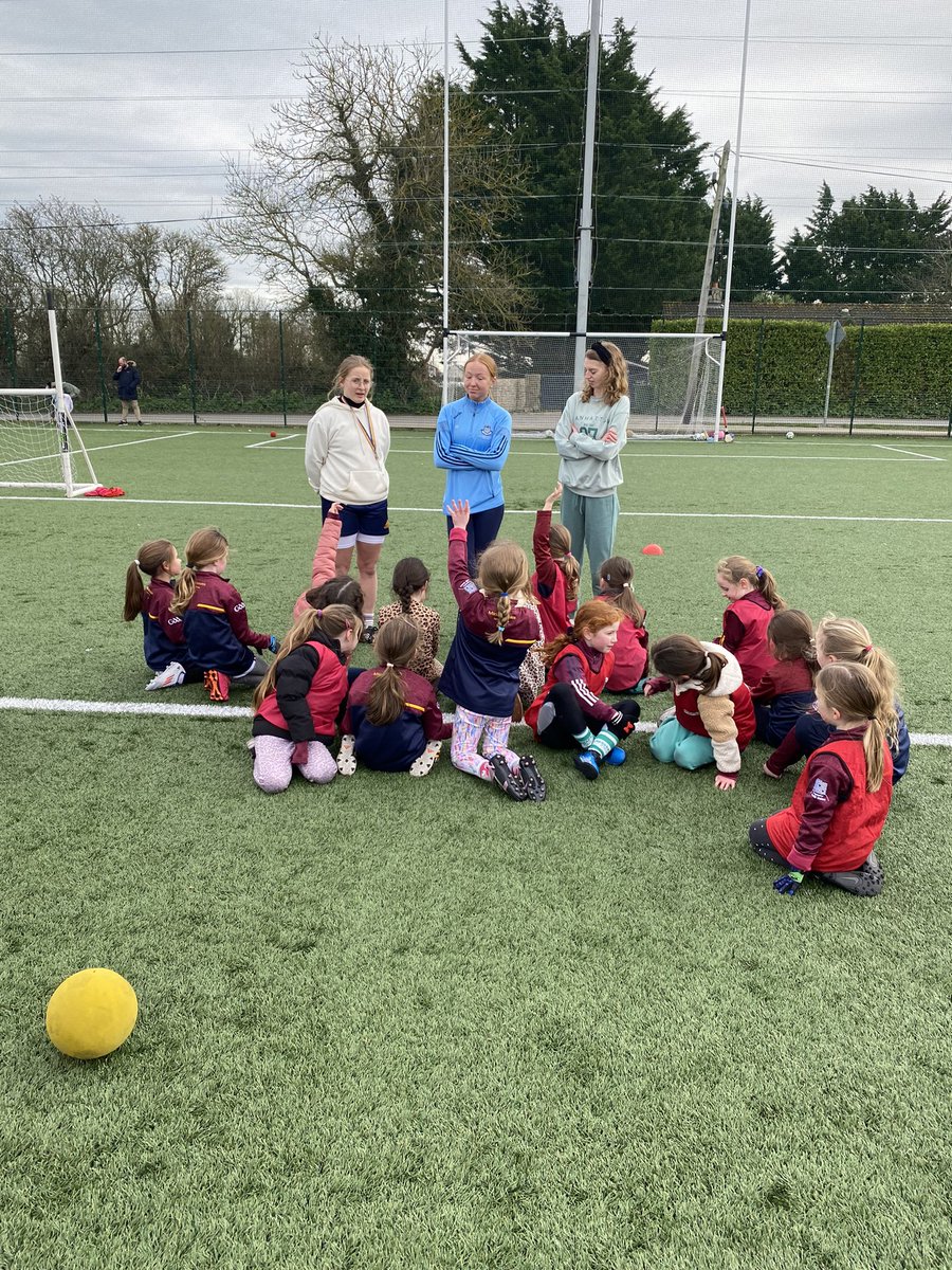Fantastic to have our own🔴🟡 <a href="/StMaursGaa/">St. Maurs GAA Dublin</a> Zoe Caulfield captain of the U14 <a href="/dublinladiesg/">DublinLGFA</a> 💙🩵coaching our 2018 girls at Mini Maurs Academy this morning inspiring our future stars 💫 
<a href="/DublinGAACoach/">Dublin GAA Coaching & Games Development</a>