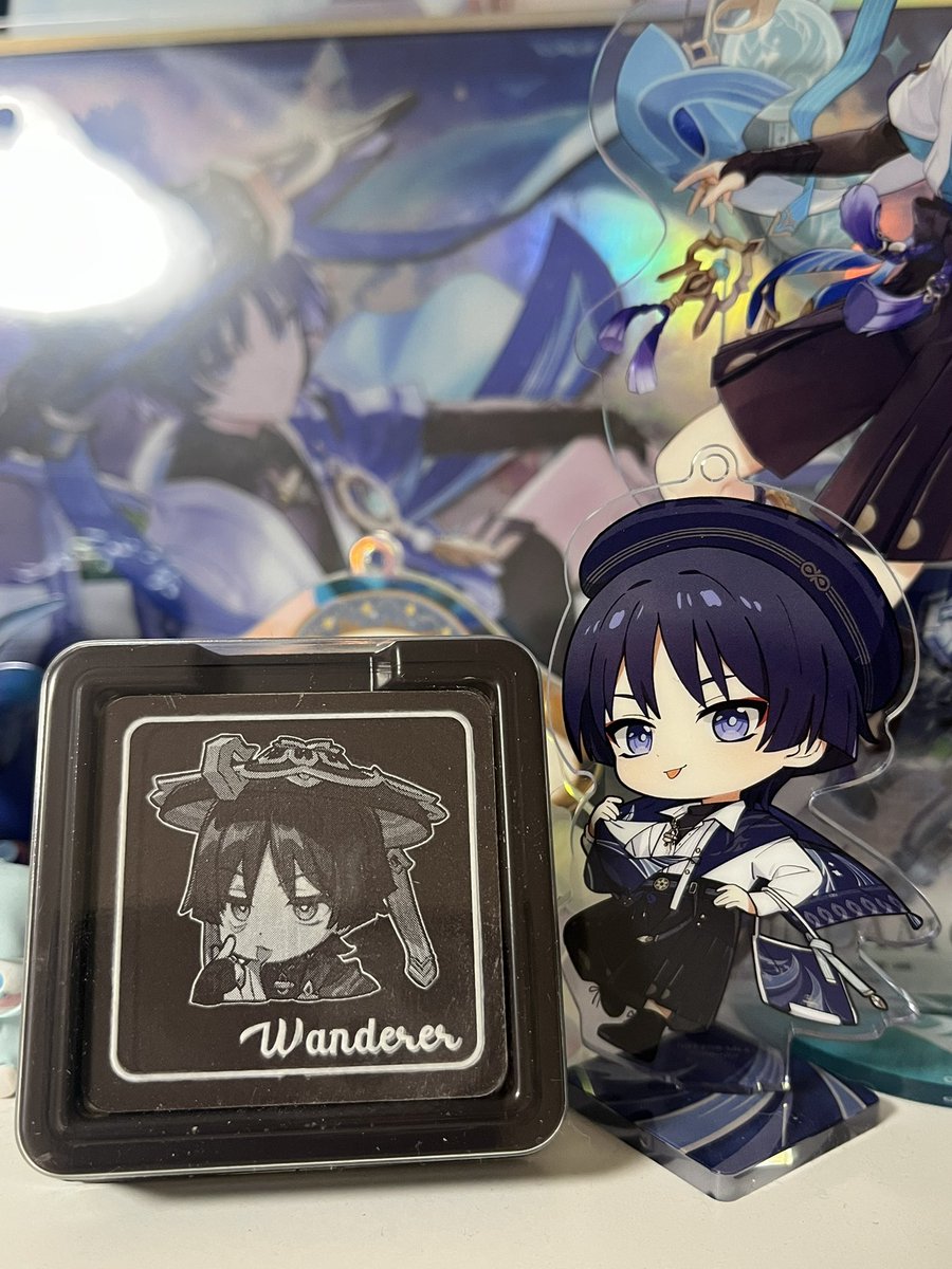 放浪者のチョコ食べる𖤐˒˒