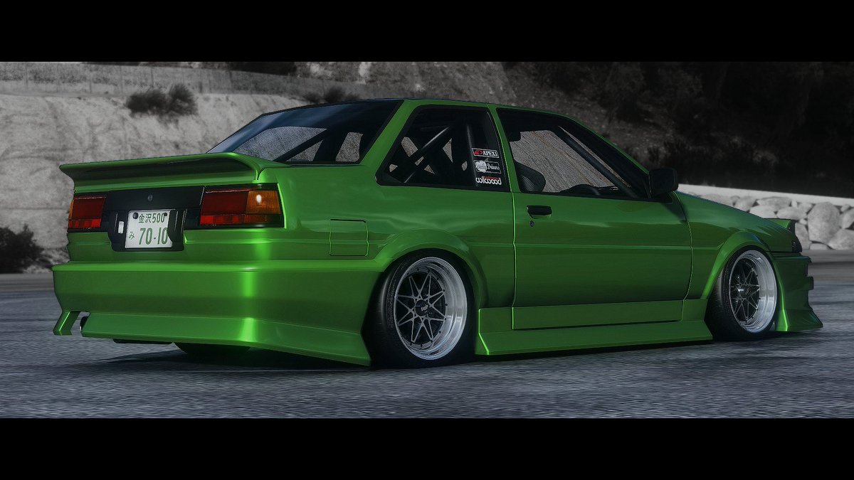 RESD_satuki's tweet photo. AE86 coupe BN sports フル3点モデリングしてみたよっよっよ！！！！！ https://t.co/Do8n3EIEiX