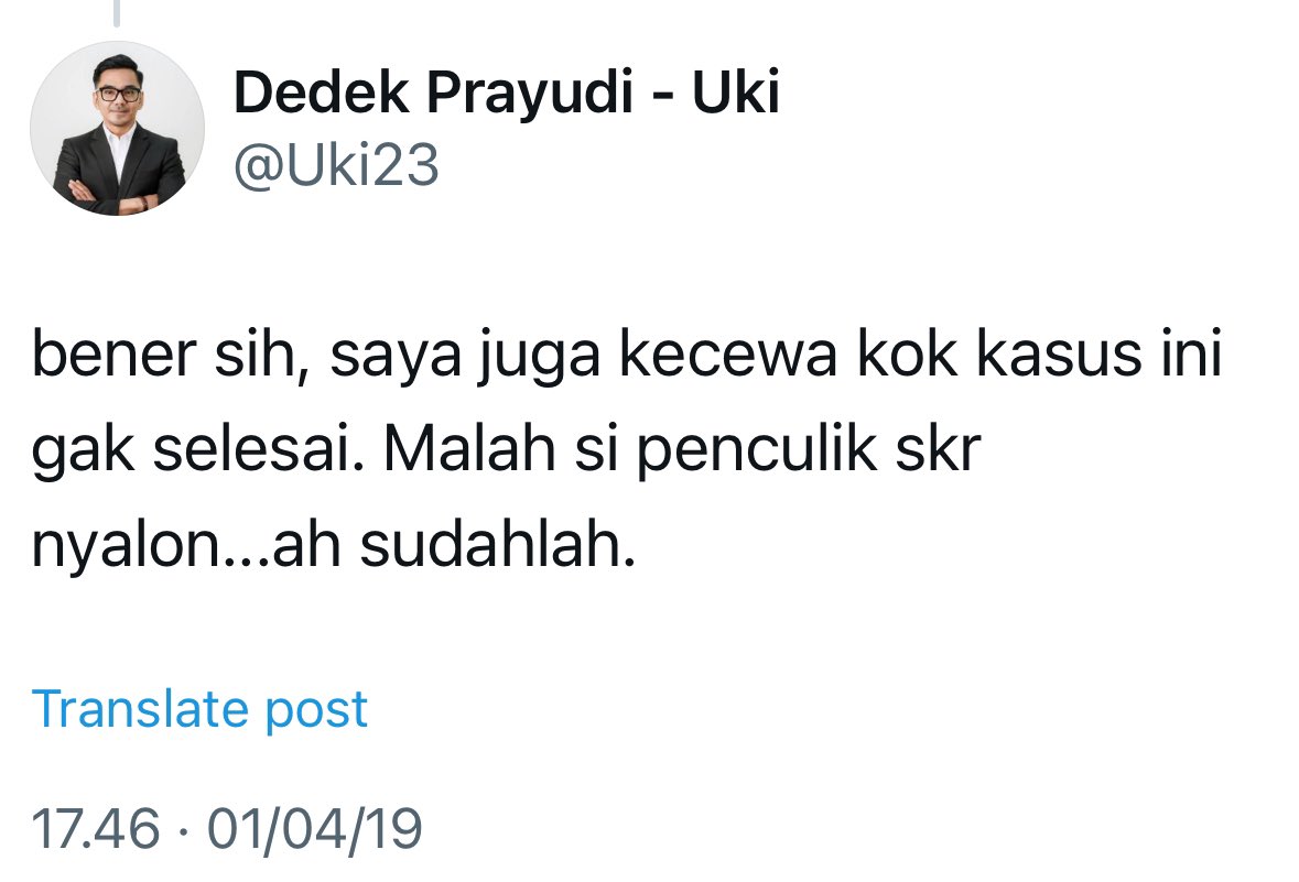 Fedi Nuril tweet media