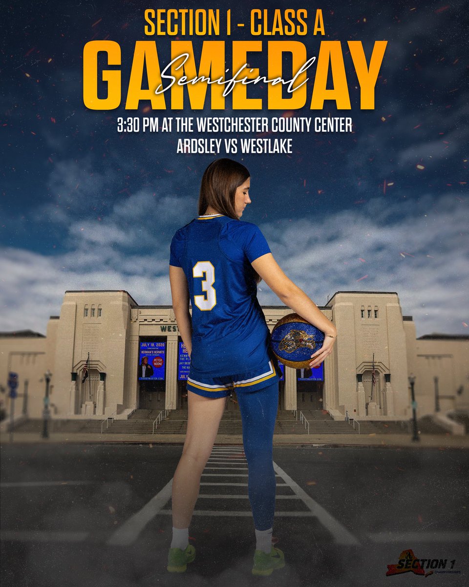 ArdsleyGirlsBasketball (@girlshoopsahs) on Twitter photo GAMEDAY⚡️BE THERE ⚡BE LOUD
🆚 Westlake HS
📍 Westchester County Center
⏰ 3:30 PM
<a href="/ArdsleyPanthers/">Ardsley Athletics</a> <a href="/NickResavy/">Nick Resavy</a> <a href="/d_scappy/">Danielle Scaperrotta</a> <a href="/KDJmedia1/">Kevin Devaney Jr.</a> <a href="/RyMo43/">GD1_Ryan</a> <a href="/SportsCameraGuy/">The Camera Guy</a> <a href="/lohudsports/">lohud sports</a> <a href="/ivacorluka/">Iva Corluka</a> <a href="/MBortstein_2/">Madison Bortstein</a> <a href="/HaggertyNancy/">Nancy Haggerty</a> <a href="/nysswa/">NYSSWA</a> <a href="/ArdsleyBball/">ArdsleyYouthBasketball</a> <a href="/SecOneAthletics/">Section I Athletics</a> <a href="/lohudsports/">lohud sports</a> GAMEDAY⚡️BE THERE ⚡BE LOUD
🆚 Westlake HS
📍 Westchester County Center
⏰ 3:30 PM
<a href="/ArdsleyPanthers/">Ardsley Athletics</a> <a href="/NickResavy/">Nick Resavy</a> <a href="/d_scappy/">Danielle Scaperrotta</a> <a href="/KDJmedia1/">Kevin Devaney Jr.</a> <a href="/RyMo43/">GD1_Ryan</a> <a href="/SportsCameraGuy/">The Camera Guy</a> <a href="/lohudsports/">lohud sports</a> <a href="/ivacorluka/">Iva Corluka</a> <a href="/MBortstein_2/">Madison Bortstein</a> <a href="/HaggertyNancy/">Nancy Haggerty</a> <a href="/nysswa/">NYSSWA</a> <a href="/ArdsleyBball/">ArdsleyYouthBasketball</a> <a href="/SecOneAthletics/">Section I Athletics</a> <a href="/lohudsports/">lohud sports</a>