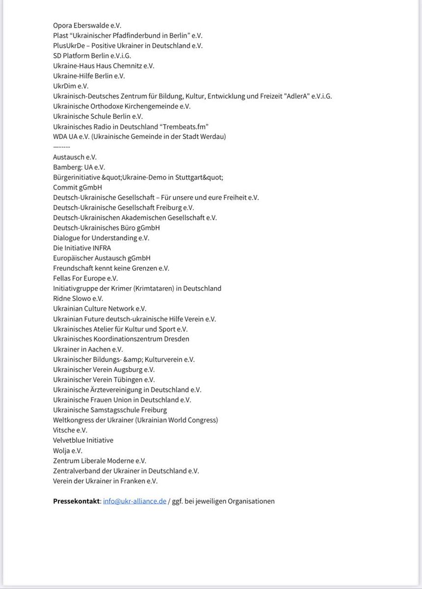 57 Organisationen appellieren an die politische Entscheidungsträger:innen!

Handeln Sie bitte jetzt, zeigen Sie Mut und Entschlossenheit für die Unterstützung der #Ukraine, für die Wahrung der Menschenrechte, für die Sicherheit #Europa|s!