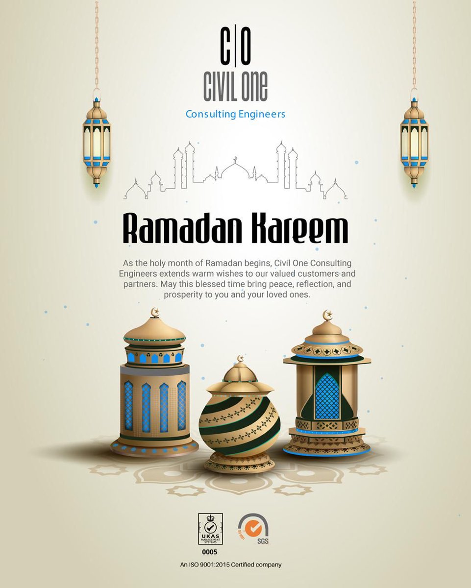 Ramadan Kareem to our Muslim brothers and sisters 
#civilengineering