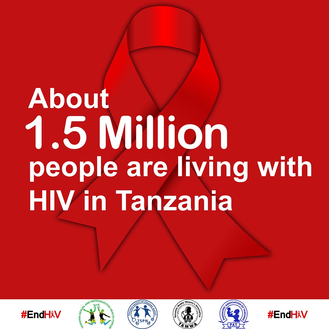 Tanzania_SRH's tweet photo. 1.5million people are living with #HIV in 🇹🇿, of whom more than 260,000 aren't aware they are #HIV positive. @Tanzania_SRH is supporting the Tanzanian government to increase HIV testing uptake in order to achieve the Sustainable Development Goal of ending HIV and AIDS by 2030. https://t.co/aUoSYMxIAv