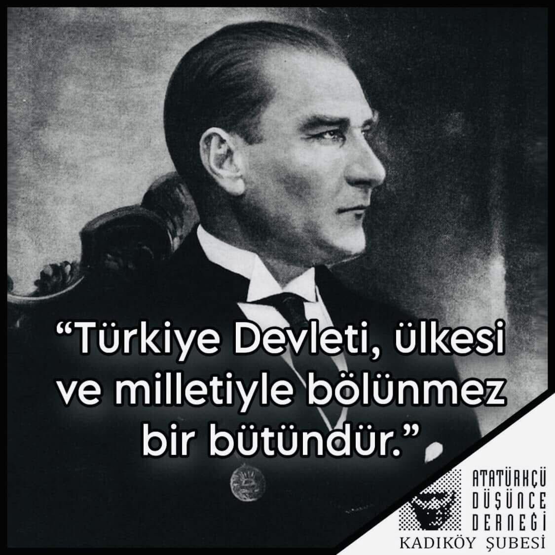 “Türkiye Devleti, ülkesi ve milletiyle bölünmez bir bütündür.” <a href="/add_genelmerkez/">Atatürkçü Düşünce Derneği</a> <a href="/addkadikoygk/">ADD Kadıköy Gençlik Kolları</a>