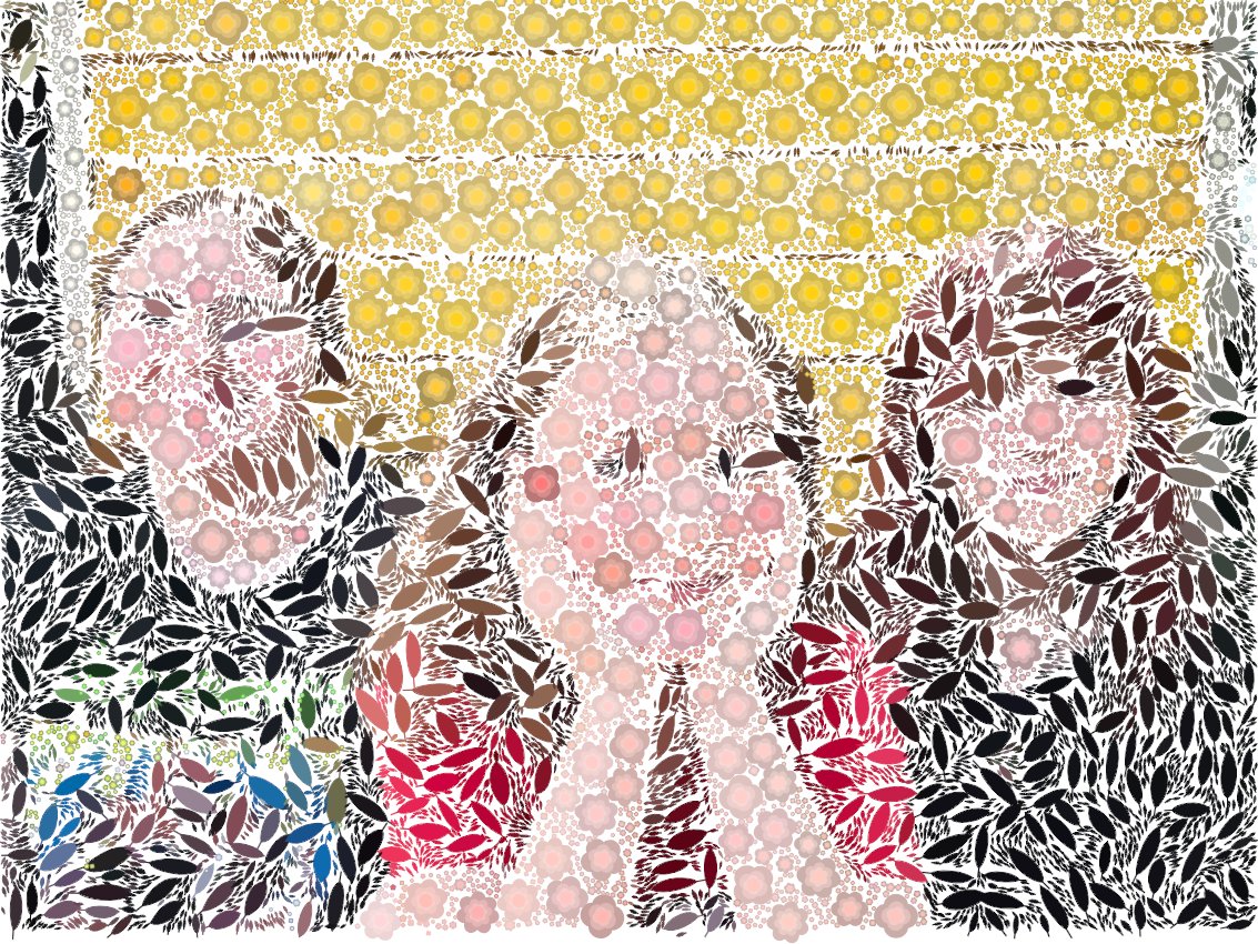 Paper Garden

Inspired by Ku Shulan’s paper-cutting, Paper Garden transforms a photograph into a precisely packed field of organic forms. Each piece is carefully placed with minimal overlap—a digital tribute to handcrafted folk artistry.

#WCCChallenge #GenerativeArt #P5js