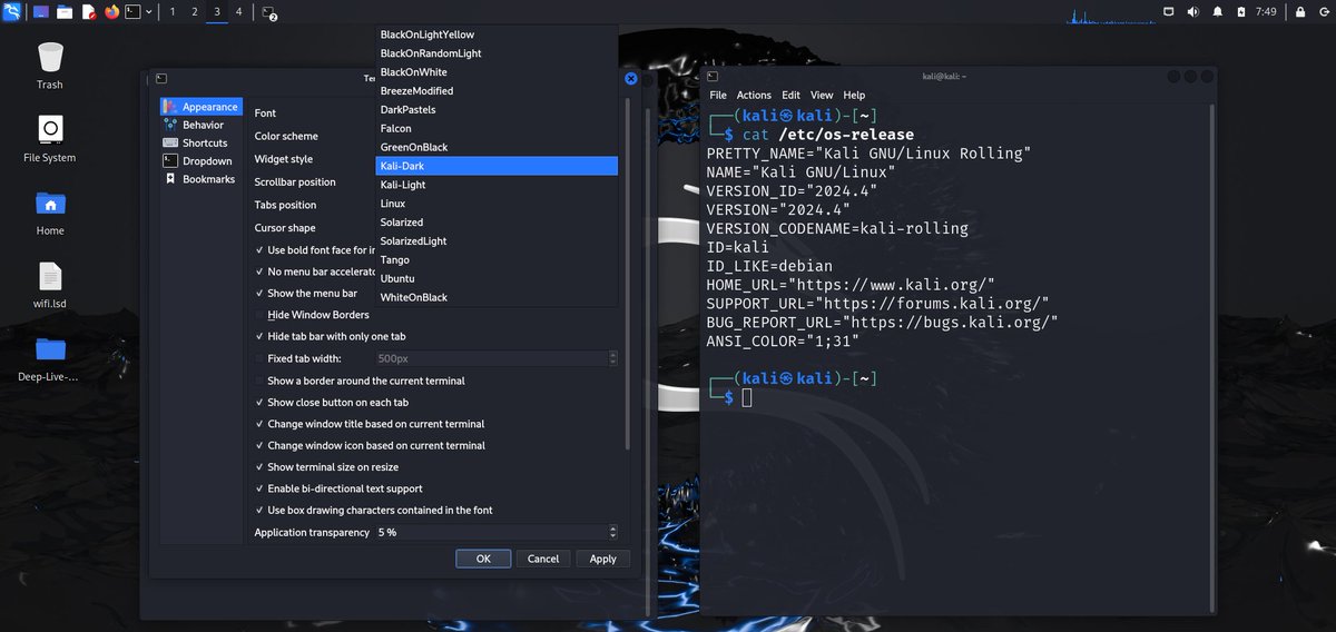 CYBERWO04021869's tweet image. Recently upgraded my Kali Linux to version 2025.1 I noticed some changes in the terminal mode. Could we have the option to keep the Kali dark mode in the default UI? It would be really great! #KaliLinux #LinuxCommunity