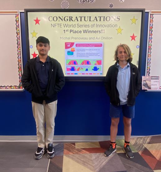 Hillsborough Schools (@hillsboroughsch) on Twitter photo Two Hillsborough County Schools won BIG in the World Series of Innovation!
Harlyn & Becca from <a href="/HCPSRandallMS/">Randall MS</a> won the Clean Water Challenge!
Michal & Avi from <a href="/HCPS_AdumK8/">Kenneth E. Adum K-8 Magnet School</a> won the Economic Advancement Challenge!
Congrats & thank you to the educators who helped guide them! Two Hillsborough County Schools won BIG in the World Series of Innovation!
Harlyn & Becca from <a href="/HCPSRandallMS/">Randall MS</a> won the Clean Water Challenge!
Michal & Avi from <a href="/HCPS_AdumK8/">Kenneth E. Adum K-8 Magnet School</a> won the Economic Advancement Challenge!
Congrats & thank you to the educators who helped guide them!