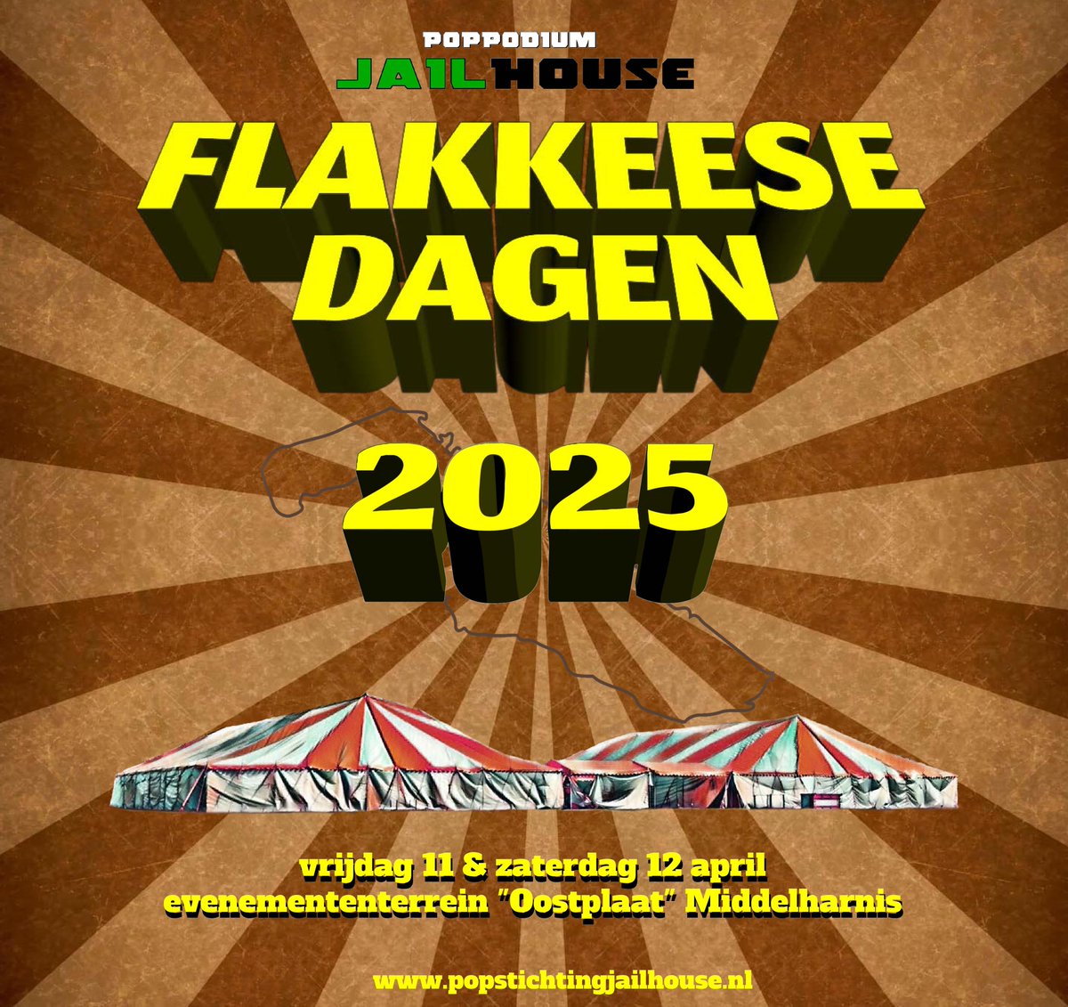 JailhousePodium's tweet photo. Vanaf  1 maart zijn kaarten voor de Flakkeese Dagen 2025 verkrijgbaar in de  voorverkoop.   https://t.co/ox0HTkJxbE https://t.co/I86uPrb8VH