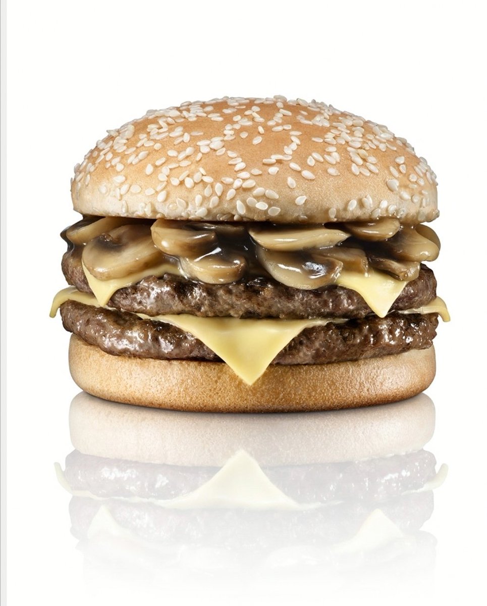 nickypickard's tweet photo. @BurgerKingUK Mushroom (Double Swiss) #bringitback https://t.co/oKXV4wSKYk