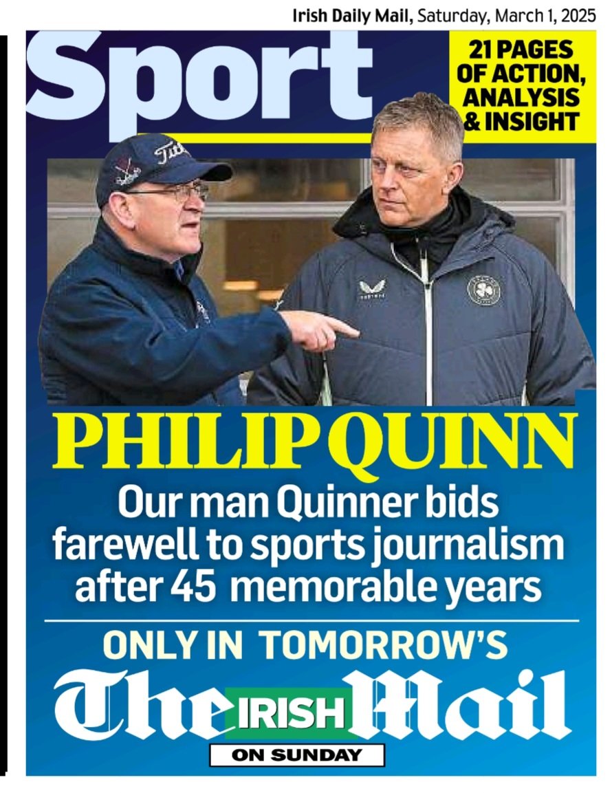 Orla McElroy (@mcelroyorla) on Twitter photo I've worked with <a href="/Quinner61/">Philip Quinn</a> for pretty much my whole career - a superb journalist of great integrity, he taught me so much, and has been a loyal, generous, entertaining and incredibly hard-working colleague and friend. You'll be missed Quinner, late night corrections and all! I've worked with <a href="/Quinner61/">Philip Quinn</a> for pretty much my whole career - a superb journalist of great integrity, he taught me so much, and has been a loyal, generous, entertaining and incredibly hard-working colleague and friend. You'll be missed Quinner, late night corrections and all!