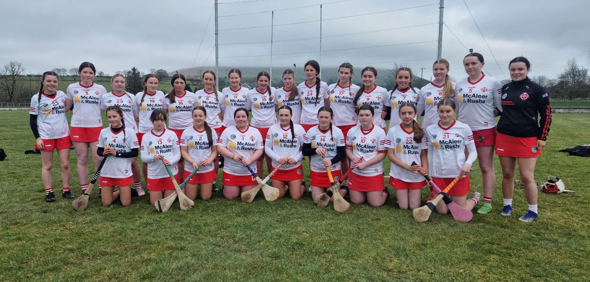 Under 16s ready to go in Armoy. Good luck to the team and management. ⚪🔴
