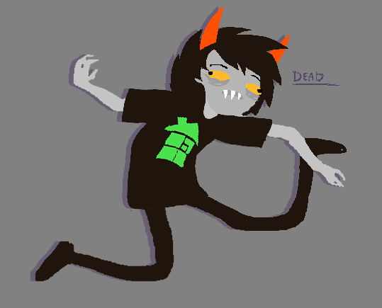 fruit_hybrid's tweet photo. > Be  HOMESTUCK
you cannot be homestuck because they died https://t.co/syiXYjsrBo