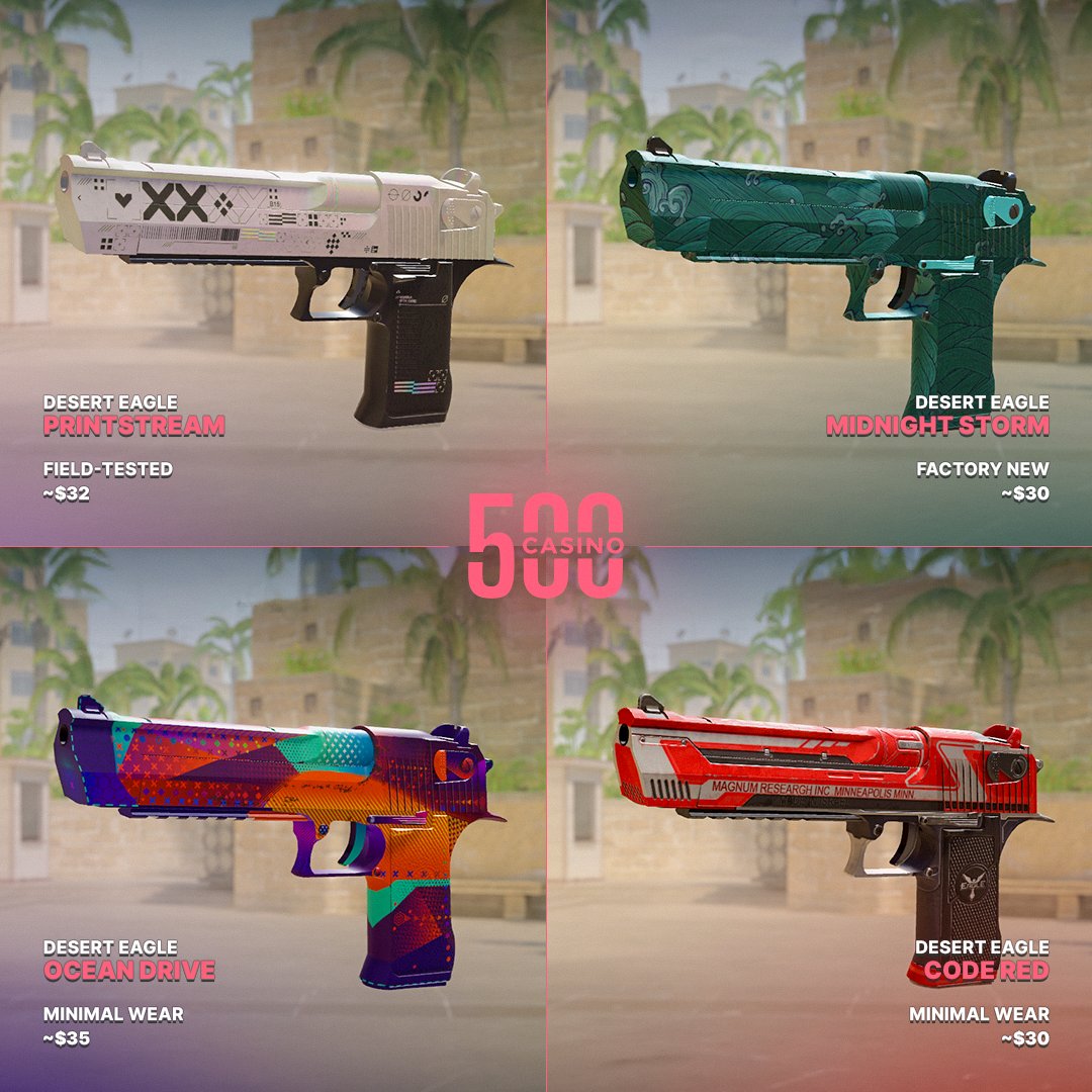 CSGO500's tweet image. Choose one Deagle and we might give it to a random lucky follower :)

Just RT