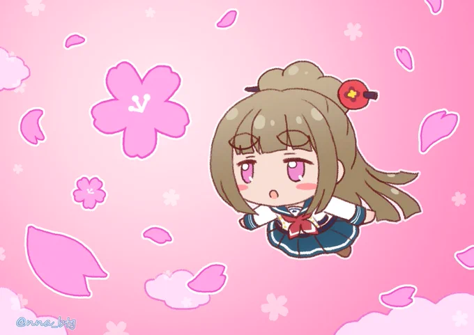 桜のおそらと桜ちゃん #バトガ #バトルガールハイスクール #藤宮桜