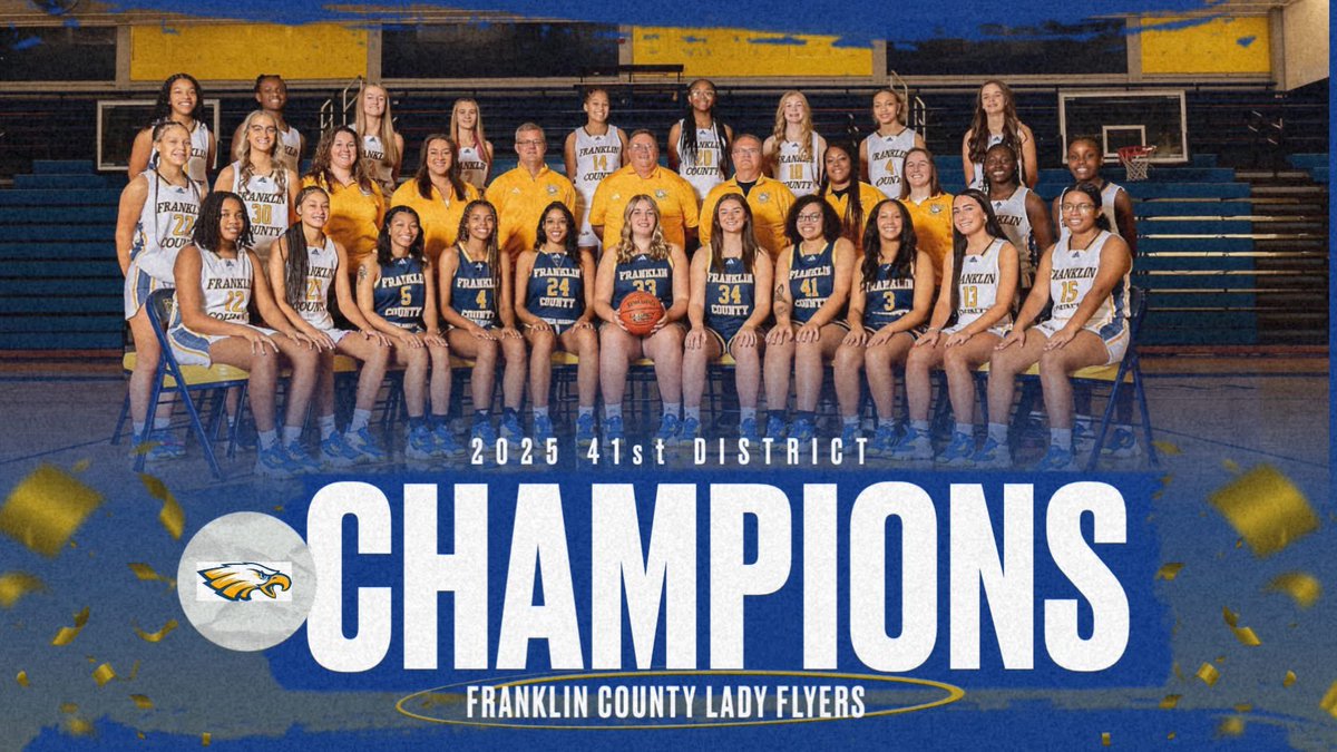 Congrats to our Lady Flyers on their 12th consecutive 41st District Championship!!