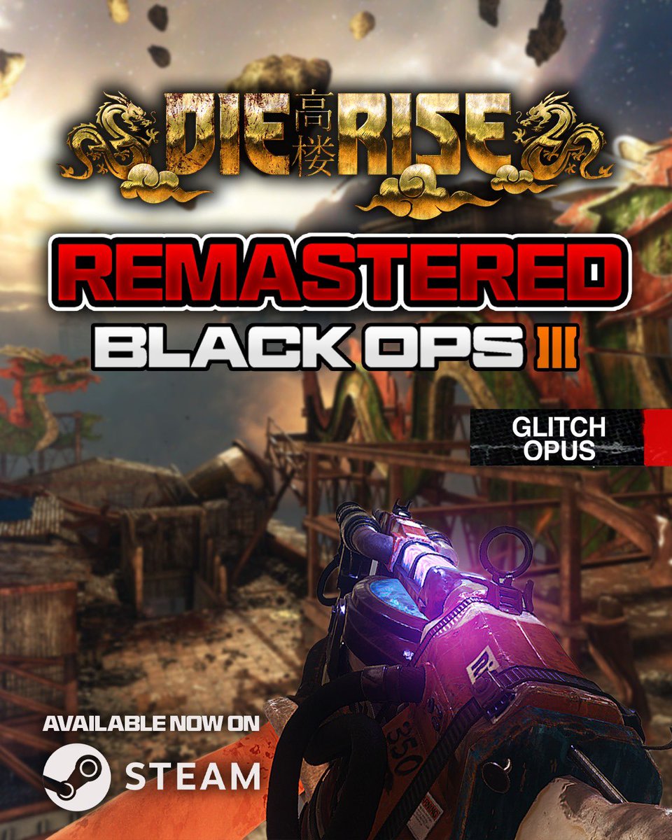 GlitchOpus's tweet photo. 🚨 DIE RISE REMASTERED FOR BLACK OPS 3 ITS NOW AVAILABLE ON STEAM FOR FREE🚨

Mod Created By @MrXeIa and @destinydooby (Amzing job)

🎮Game: Call Of Duty Black Ops 3 Zombies Mod
#cod #callofduty #blackops #codzombies #bozombies #bo3 #bo3zombies  #blackops3  #blackops3zombies https://t.co/yb1uEnv5EI