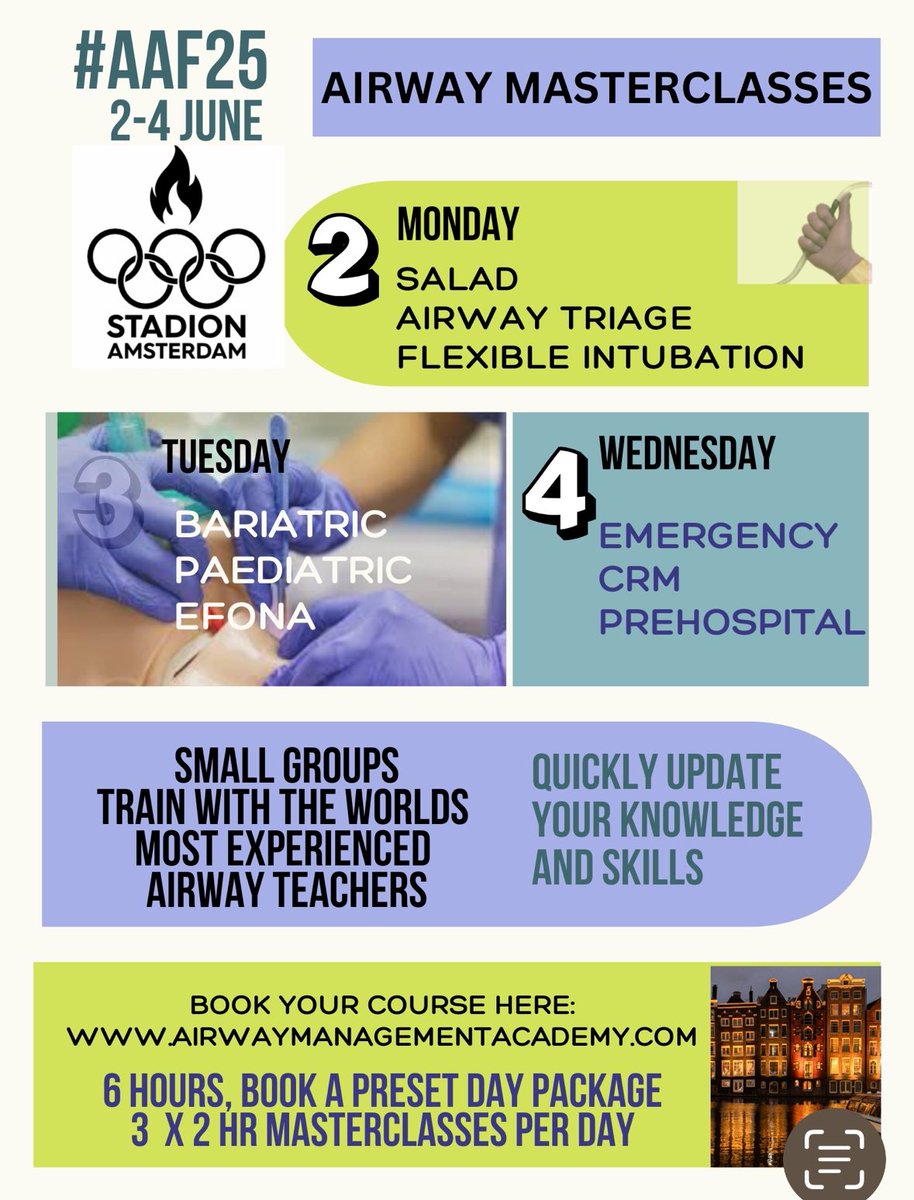 The Amsterdam Airway Festival (AAF) is an annual event organized by the Airway Management Academy, focusing on advancing education and training in airway management and patient safety. Scheduled for June 1-4, 2025, the upcoming festival will be held at Amsterdam’s Olympic