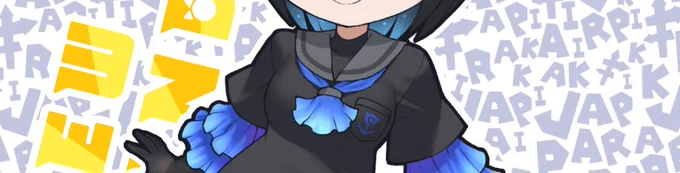 さらによく見ると、制服の襟が黒に近いグレー。ゴンドウ類の胸元の模様を表しているな? 
