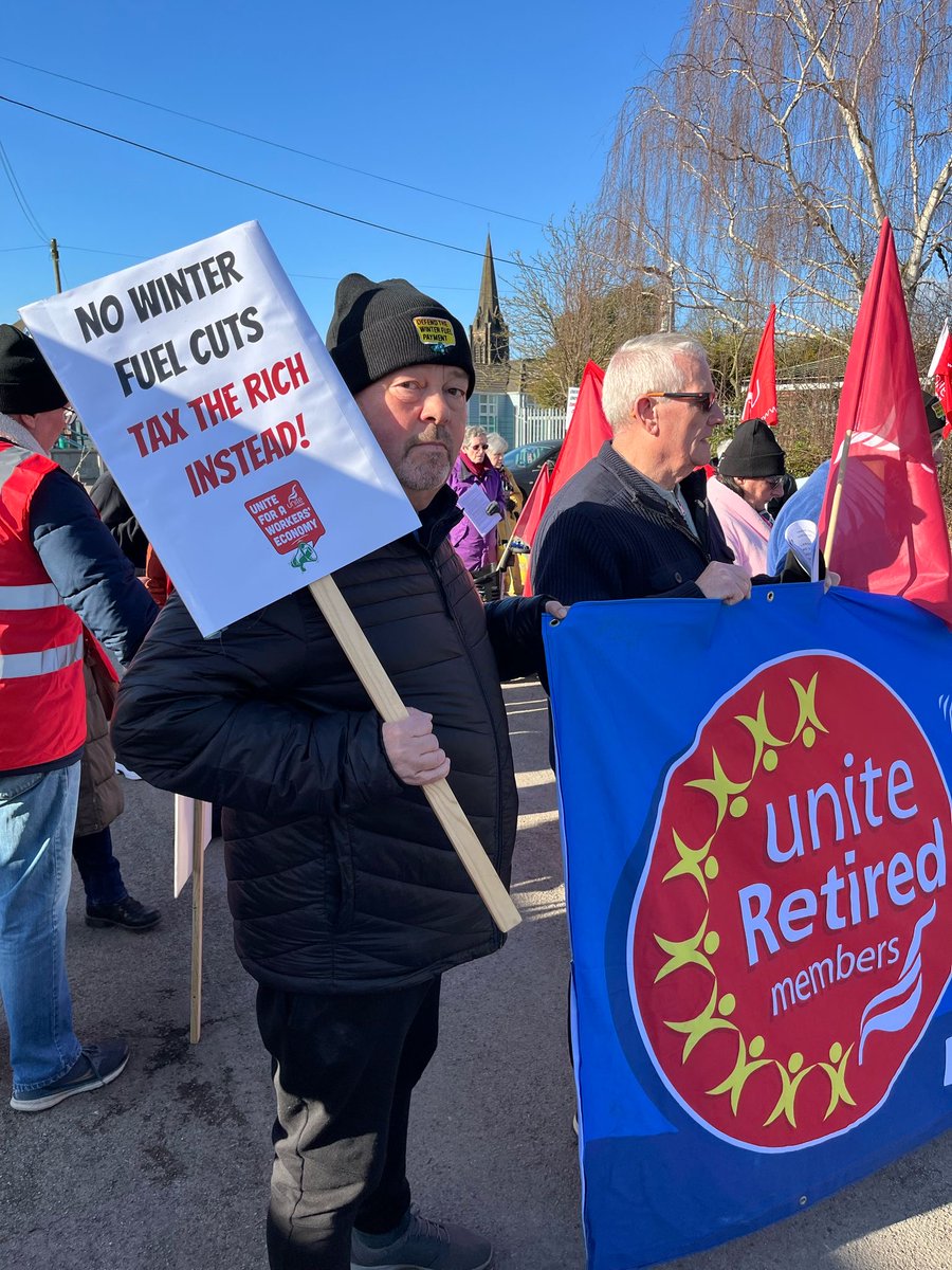 unitetheunion's tweet photo. ❌ Punishing pensioners while leaving the super-rich untouched is the wrong decision.
😨 Our pensioners are struggling to pay for fuel costs after @GOVUK cuts the #WinterFuelAllowance.
➡️ Pls RT and tell @Ed_Miliband and the @UKLabour Party to think again. https://t.co/EGaWdOuKFL