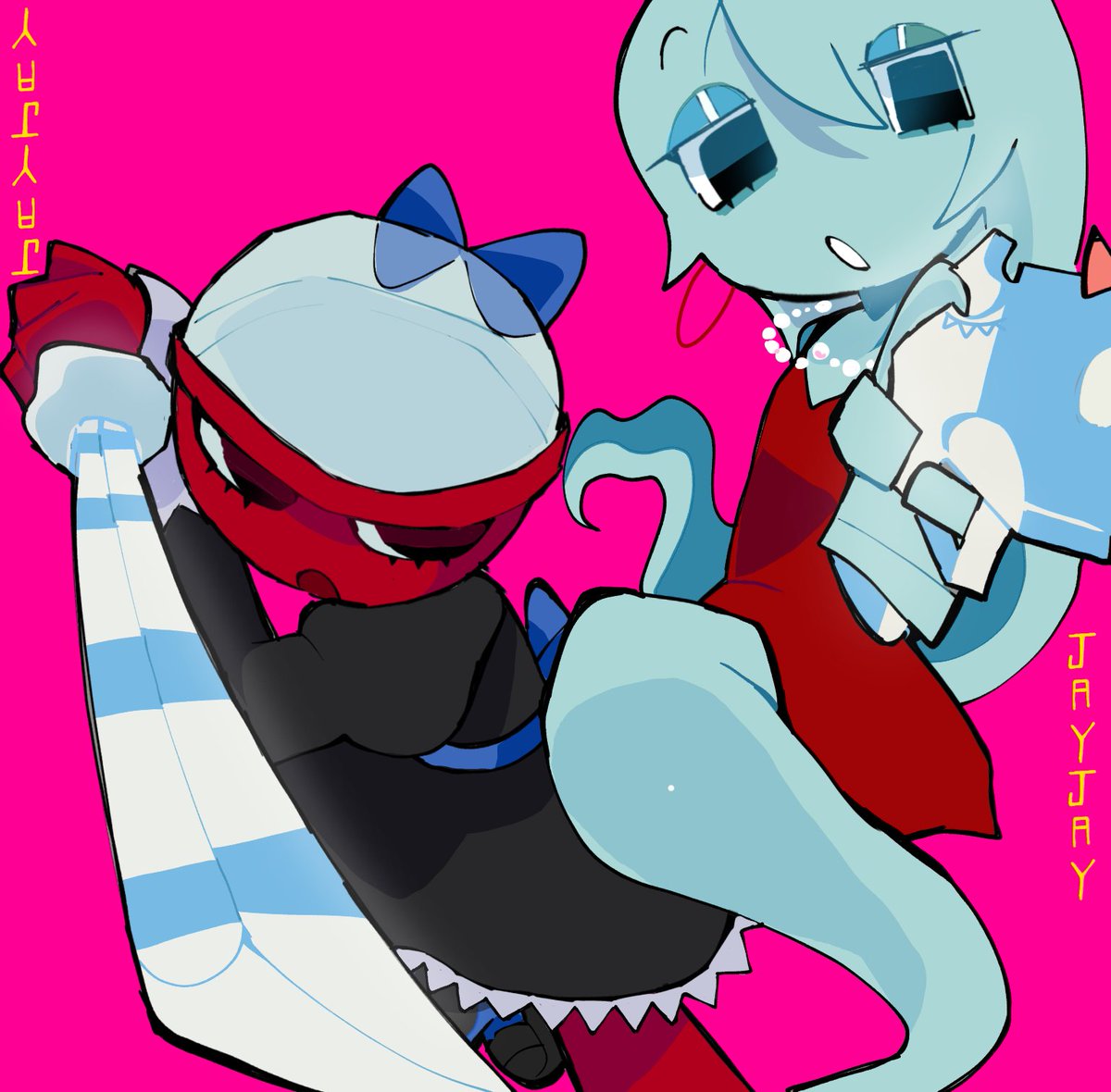 SheepJerky's tweet photo. Gluttony and Lust #dandysworldart #dandysworldgigi #Gigi #dandysworldconnie #Connie #pantynstocking https://t.co/5DpJF2pJIO