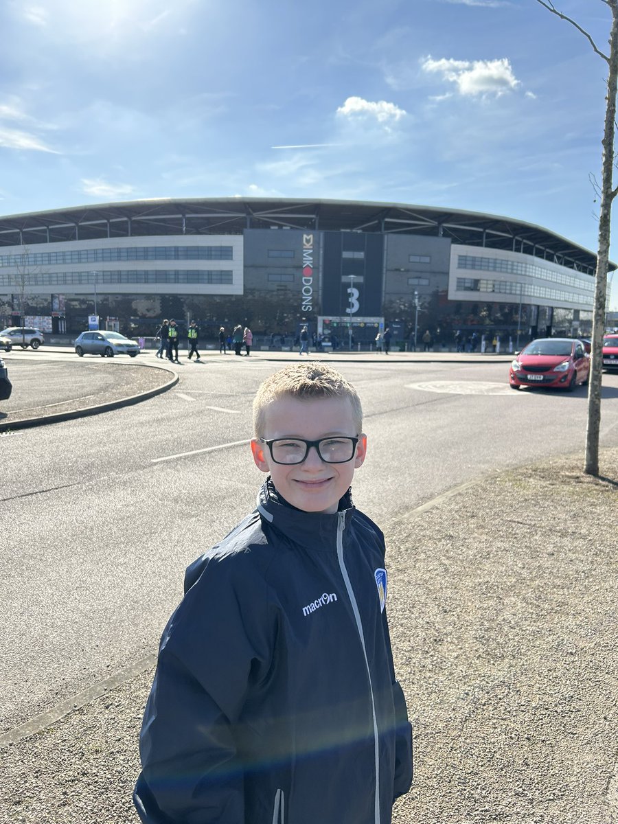 MK Dons away.