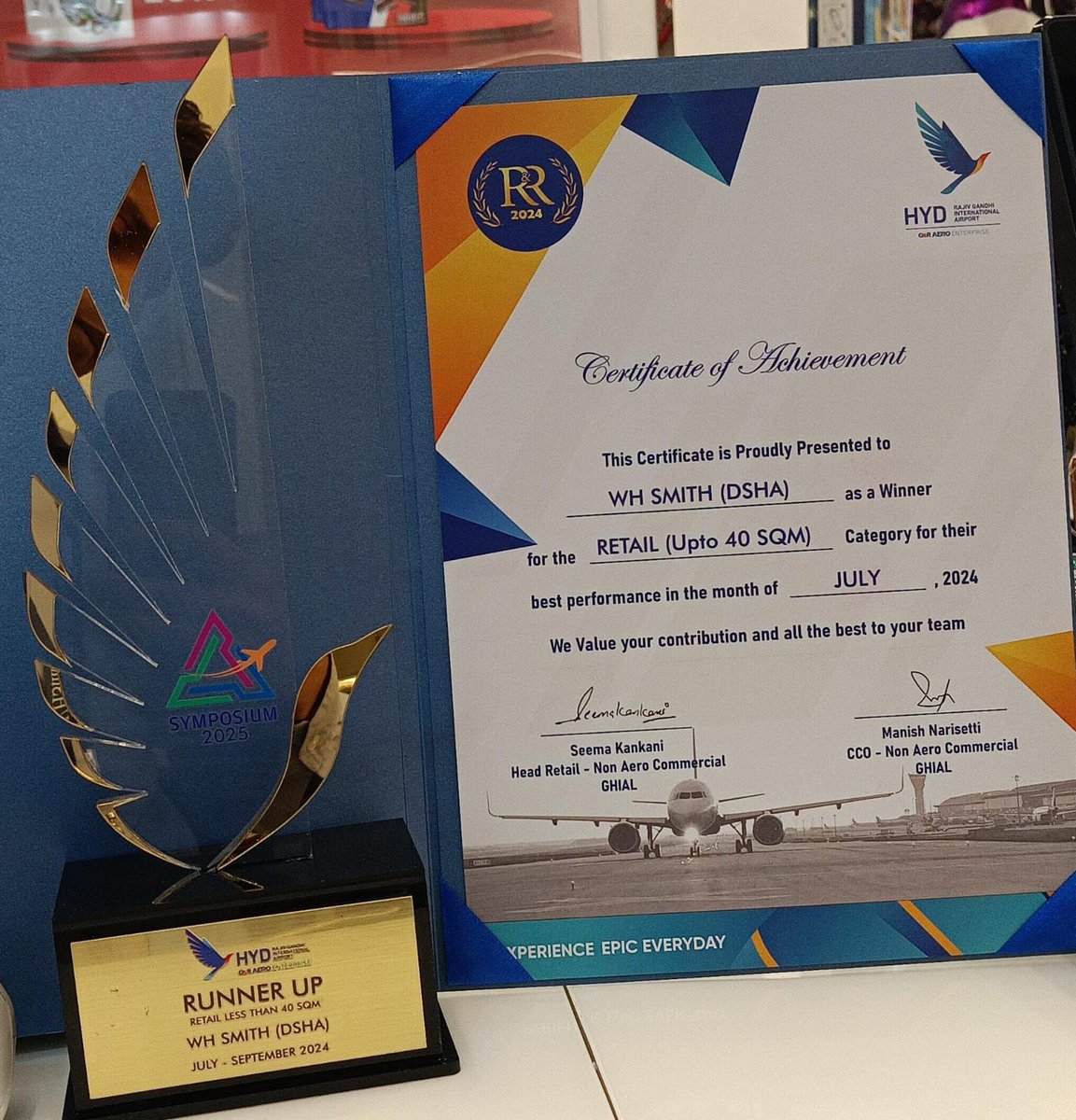 WHSmith_India's tweet image. Recognizing excellence! We're thrilled to announce that our S164 Domestic bulb area store has won the top spot for October 2024 &amp;amp; took runner-up for Q3 2024 in sales performance! Kudos to our outstanding team!

 #AwardWinning #SalesPerformance #DomesticBulbArea