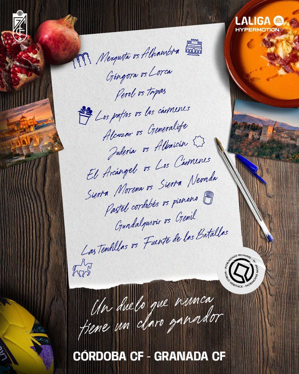 💻 𝗖𝗔𝗥𝗧𝗘𝗟 𝗢𝗡𝗟𝗜𝗡𝗘

Un duelo que nunca tiene un claro ganador. 📝✨

#CórdobaGranada
