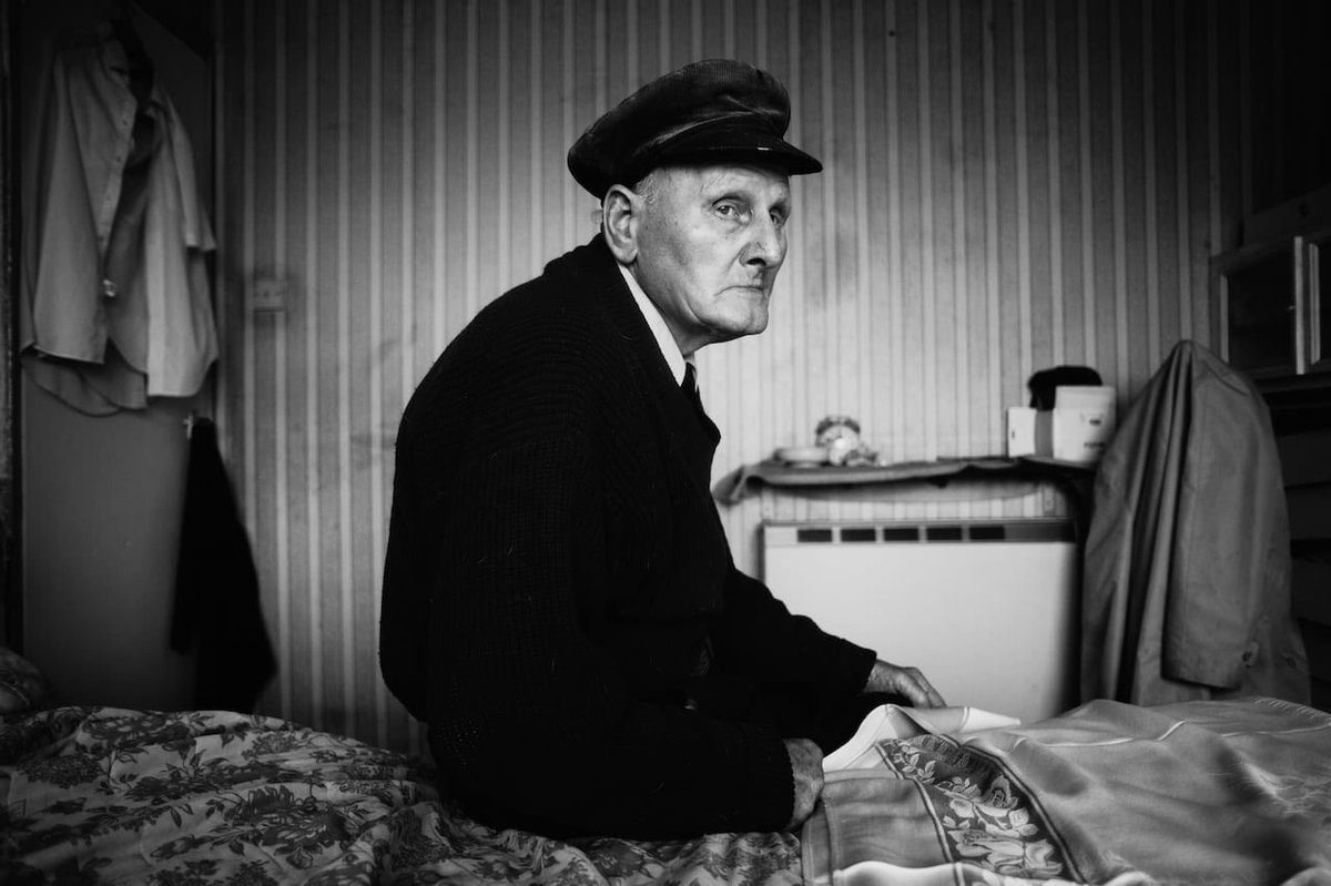 Bertrom's tweet image. JA Mortram.

In 2006 Jim started shooting people in and around Dereham in Norfolk focusing on those facing disadvantages and social exclusion; he went to create a blog called Small Town Inertia, featuring his images and their words.

1854.photography/2019/01/qa-j-a…