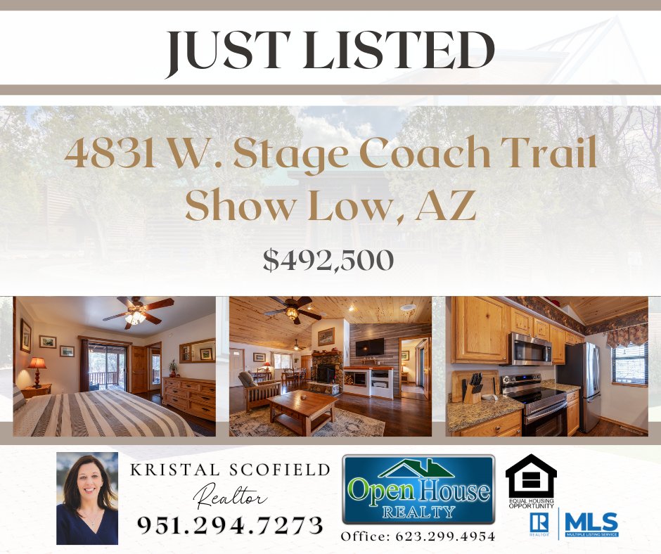 EngagedProp's tweet image. 🏡 JUST LISTED! -  This stunning property in the exclusive gated community of Bison Ridge is now available!

Whether you’re dreaming of a cozy mountain retreat or a forever home in the White Mountains, this listing is the one.  Don't miss out - message me now for more details.