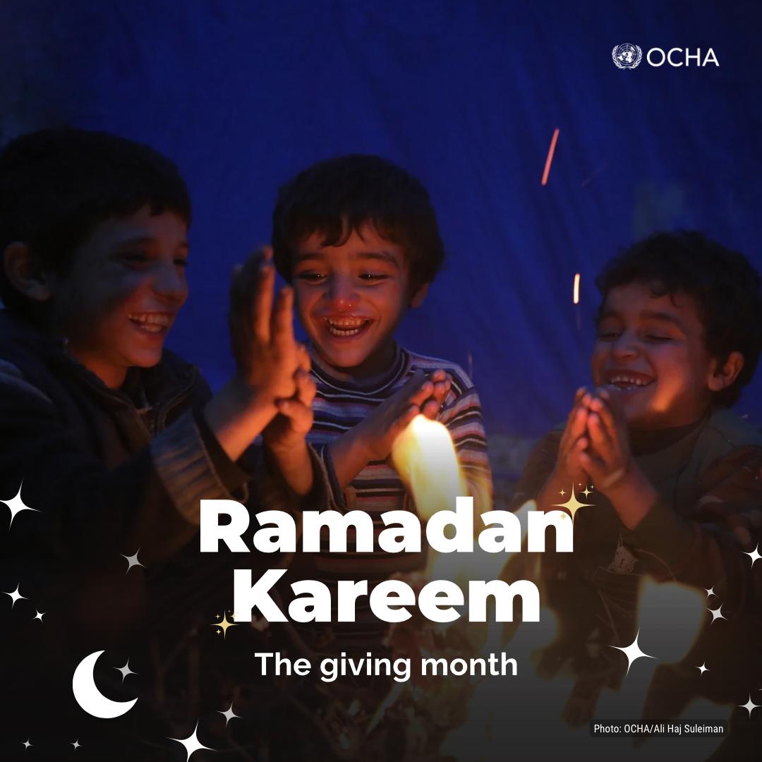 Ramadan Kareem! 🌙

OCHA Pakistan wishes everyone a peaceful and blessed Ramadan. May this holy month bring compassion, resilience, and hope to all.