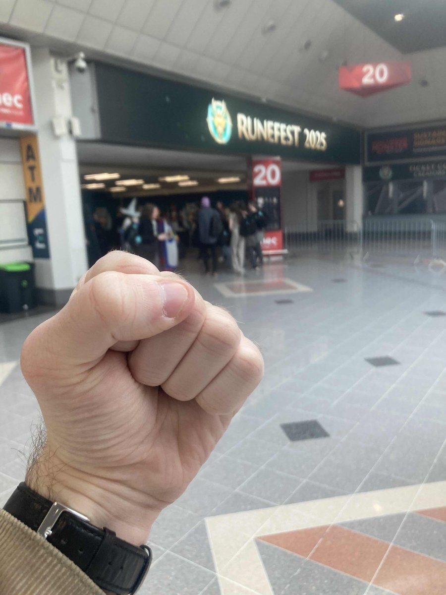 Kicked out of Runefest... See you in spoons I guess
