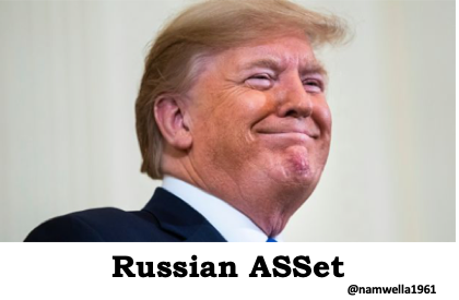 Trump's allegiance is to Putin.
Republicans' allegiance is to Trump.
Democrats' allegiance is to America
#TrumpisaNationalDisgrace Trump is a Russian #TrumpIsUnfitForOffice #Zelenskyy #Ukraine #SlavaUkraini #RepublicansAreTheProblem #TheTurdReich