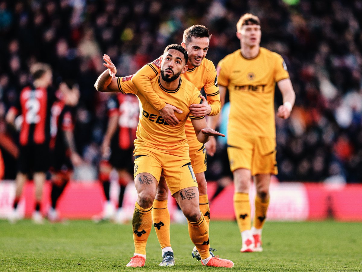 Wolves's tweet photo. 🎶 Cunha again! https://t.co/sW2mdyl9aQ