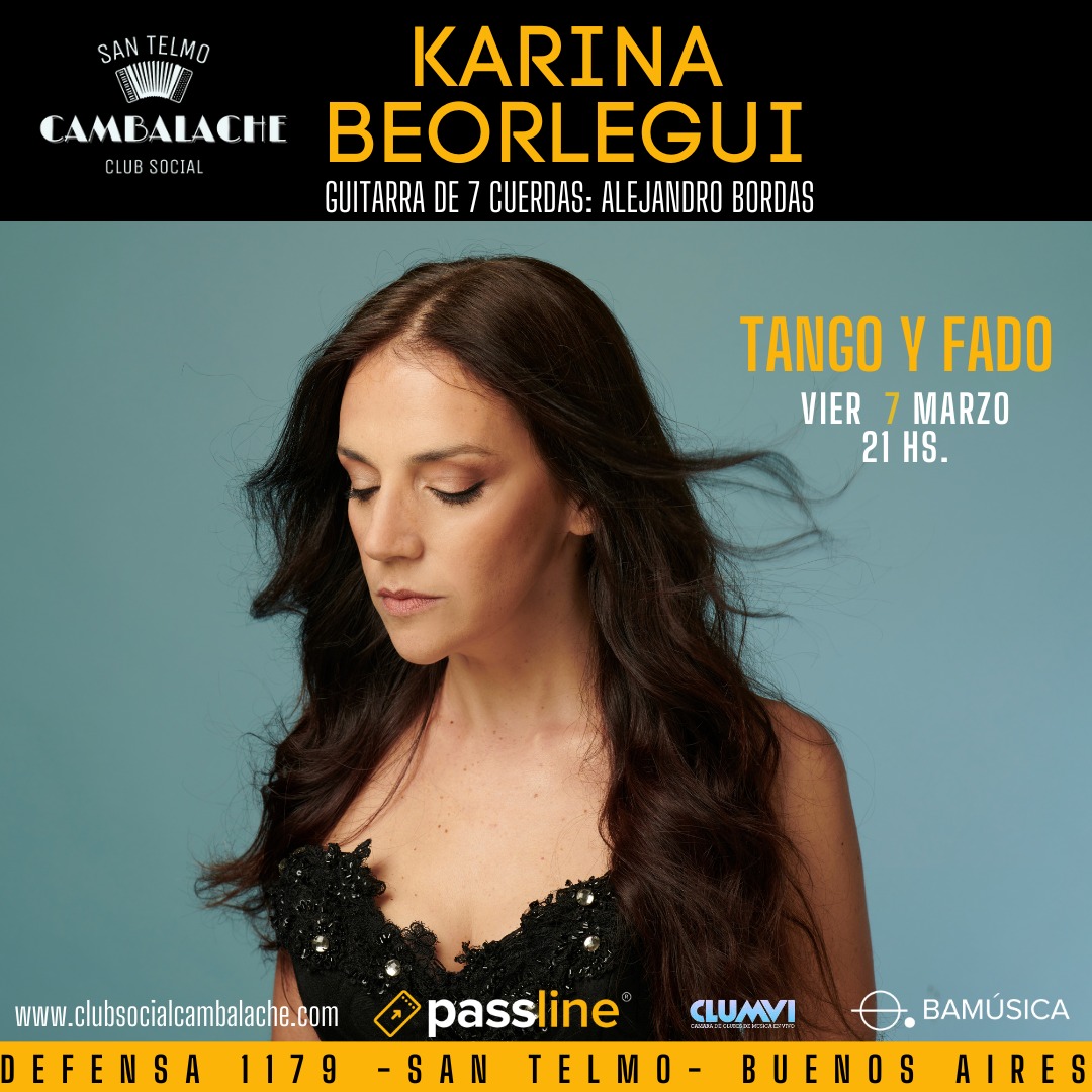 karinabeorlegui's tweet photo. 7/3 #tangoyfado con @AleBordas en  https://t.co/vFXL0PnQeZ https://t.co/8vTFKMtidw