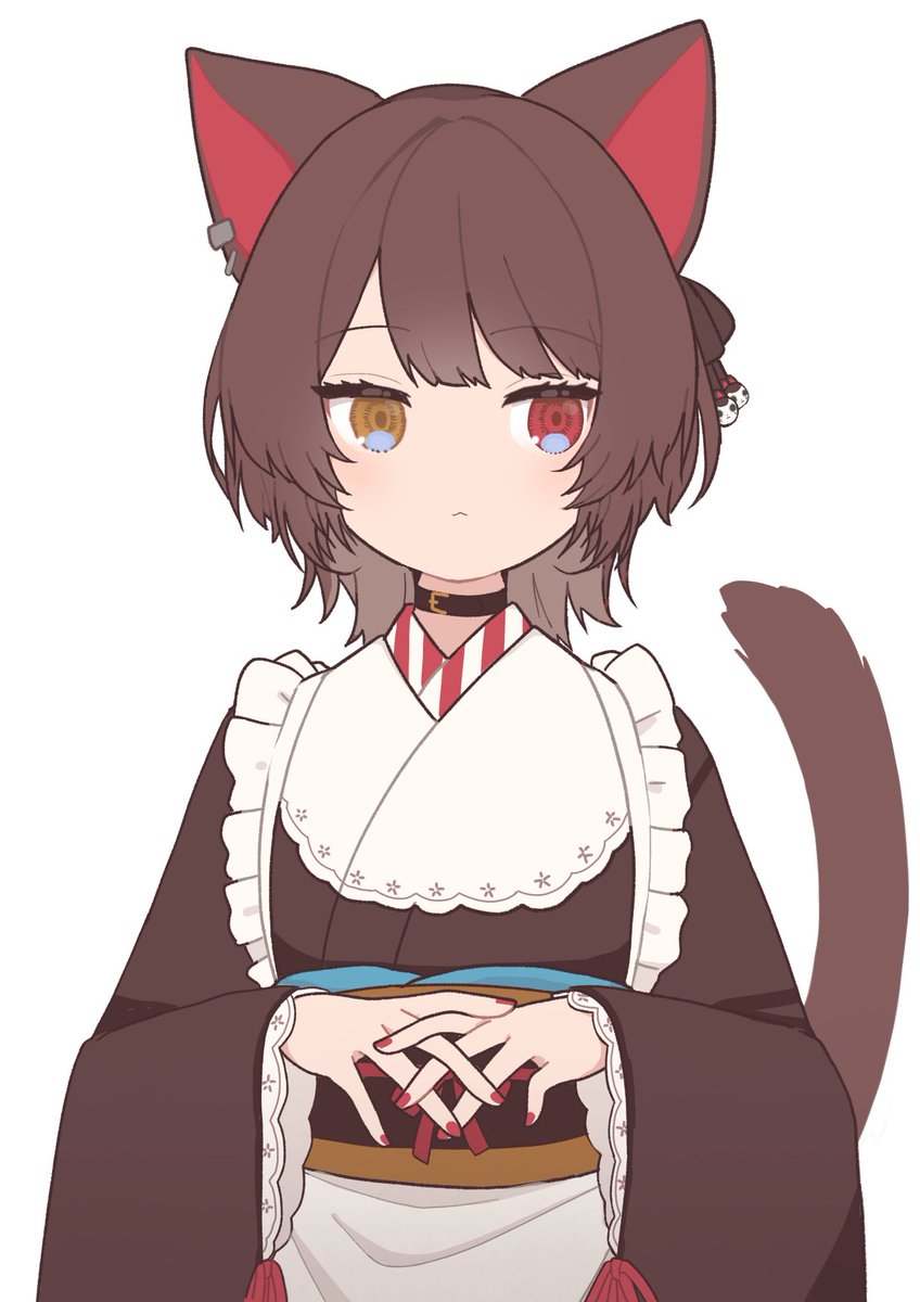 戌亥とこ 「ニャン生のイケ猫さんが忘れられない#いぬいらすと 」|夕槻のイラスト